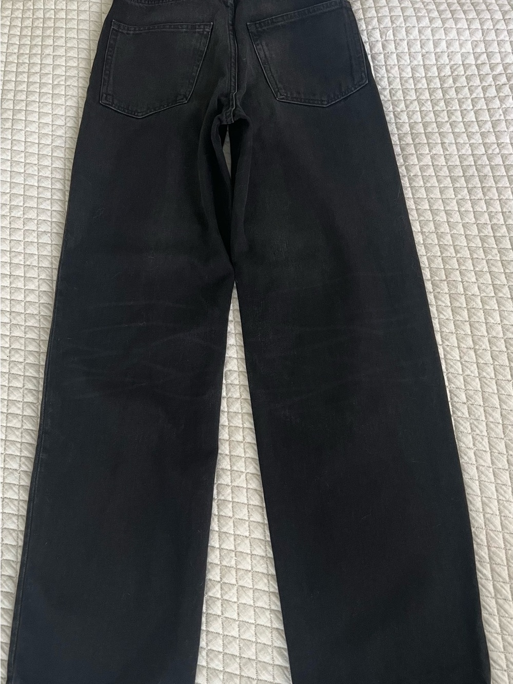 Zara Black Wide-Leg Jeans – Women’s Size 26 / US 4 / EUR 36 - Picture 7 of 14